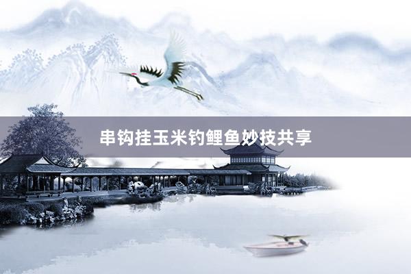 串钩挂玉米钓鲤鱼妙技共享